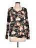 Well Worn Black Long Sleeve Blouse Size L - photo 1