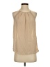 Papaya 100% Polyester Tan Sleeveless Blouse Size S - photo 1