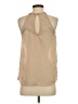 Papaya 100% Polyester Tan Sleeveless Blouse Size S - photo 2