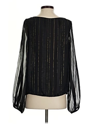 Rachel Zoe Long Sleeve Silk Top (view 2)