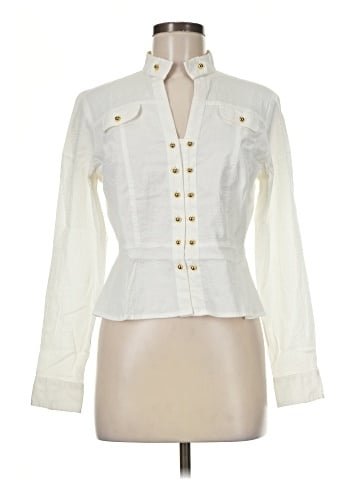 Jones New York Signature Long Sleeve Blouse (view 1)
