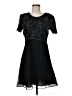 Jessica 100% Polyester Stars Black Cocktail Dress Size 8 - photo 1