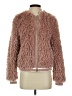 Zara Basic Brown Faux Fur Jacket Size S - photo 1