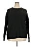 Time and Tru 100% Polyester Solid Black Pullover Sweater Size 3XL - photo 1