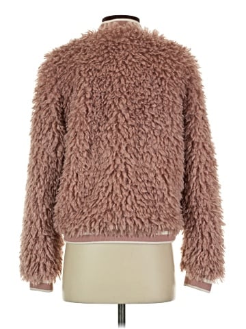 Zara Basic Faux Fur Jacket (view 2)