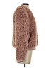 Zara Basic Brown Faux Fur Jacket Size S - photo 4