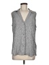 Equipment 100% Silk Animal Print Gray Sleeveless Silk Top Size M - photo 1
