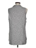 Equipment 100% Silk Animal Print Gray Sleeveless Silk Top Size M - photo 2