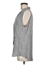Equipment 100% Silk Animal Print Gray Sleeveless Silk Top Size M - photo 5