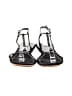 Prada Black Leather T-Strap Sandals Size EU 35 1/2 - photo 2