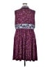 Wisp Paisley Purple Casual Dress Size 20 - photo 2