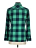 J.Crew Plaid Green Long Sleeve Button-Down Shirt Size 6 - photo 2