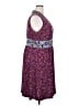 Wisp Paisley Purple Casual Dress Size 20 - photo 4