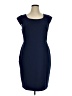 Ann Taylor Solid Blue Cocktail Dress Size 16 (petite) - photo 1