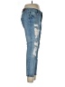 Noisy May Hearts Blue Jeans Size 30 waist - photo 4