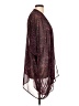 Knot Sisters 100% Polyester Burgundy Kimono Size L - photo 4