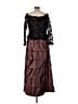 Jovani 100% Polyester Brown Cocktail Dress Size 12 - photo 2