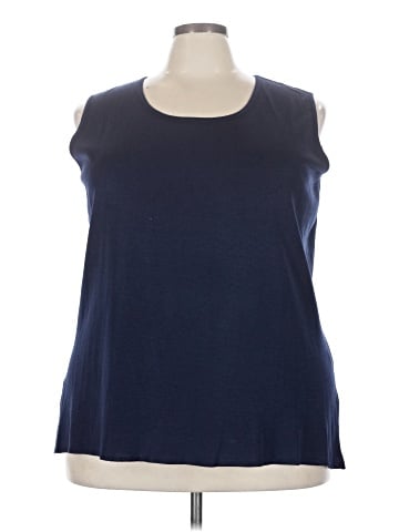 MING WANG Sleeveless Blouse (view 1)
