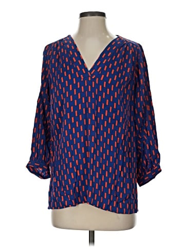 Diane von Furstenberg 3/4 Sleeve Silk Top (view 1)