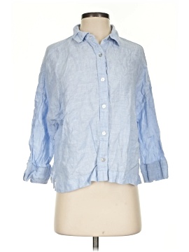 Sigrid Olsen 3/4 Sleeve Button Down Shirt