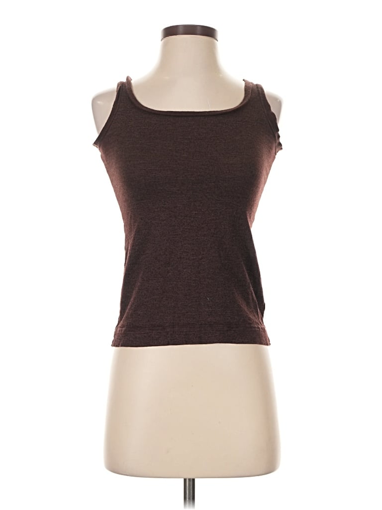 Pre-owned Loro Piana Tank Top Brown Strapless Neckline Tops