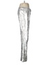 Muche et Muchette 100% Polyester Metallic Silver Casual Pants Size XS - photo 4