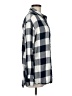 Old Navy 100% Cotton Checkered-gingham Gray Long Sleeve Button-Down Shirt Size M - photo 4