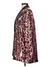 Dennis by Dennis Basso Animal Print Burgundy Blazer Size L - photo 5