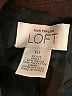 Ann Taylor LOFT 100% Acetate Burgundy Coat Size 10 - photo 6