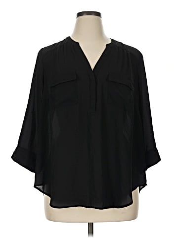 Torrid 3/4 Sleeve Blouse (view 1)