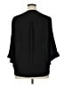 Torrid 100% Polyester Black 3/4 Sleeve Blouse Size 1X Plus (1) - photo 2