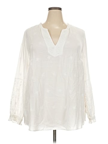 Ann Taylor LOFT Long Sleeve Blouse (view 1)