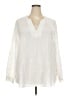 Ann Taylor LOFT 100% Polyester Ivory Long Sleeve Blouse Size 18 - photo 1