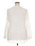 Ann Taylor LOFT 100% Polyester Ivory Long Sleeve Blouse Size 18 - photo 2