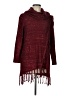 Reba Burgundy Poncho Size L - photo 1