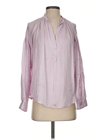 Xirena Long Sleeve Silk Top (view 1)