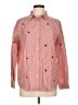 The Great. Hearts Red Long Sleeve Button-Down Shirt Size Lg (3) - photo 1