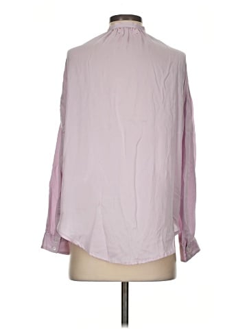 Xirena Long Sleeve Silk Top (view 2)