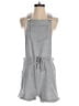 Newbury Kustom 100% Cotton Chevron-herringbone Gray Romper Size S - photo 1