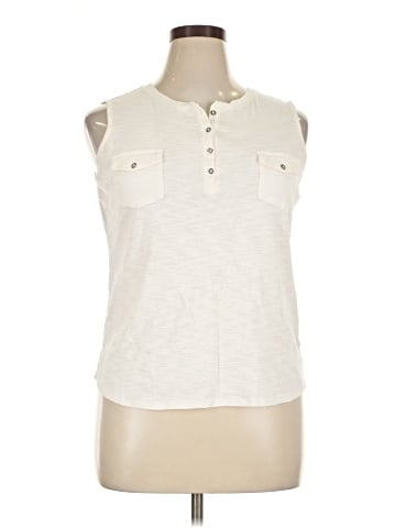 Liz Claiborne Sleeveless T-Shirt (view 1)