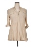 GNW Tan 3/4 Sleeve Button-Down Shirt Size XL - photo 1