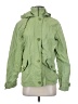 Lands' End 100% Nylon Solid Green Raincoat Size S - photo 1