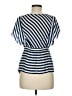 Odille Blue Short Sleeve Blouse Size 6 - photo 2