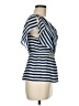 Odille Blue Short Sleeve Blouse Size 6 - photo 4