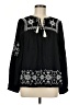 Old Navy Black Long Sleeve Blouse Size M - photo 1