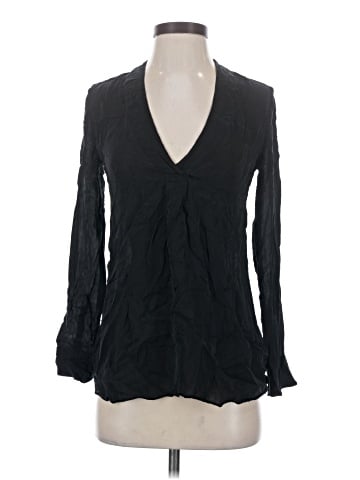 Wilfred Long Sleeve Silk Top (view 1)