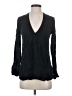 Wilfred 100% Silk Black Long Sleeve Silk Top Size XXS - photo 1