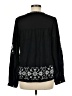Old Navy Black Long Sleeve Blouse Size M - photo 2