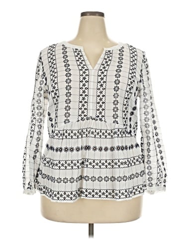 Ann Taylor LOFT Long Sleeve Blouse (view 1)