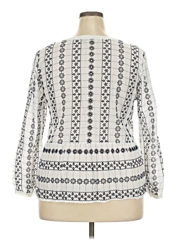 Ann Taylor LOFT Long Sleeve Blouse (view 2)
